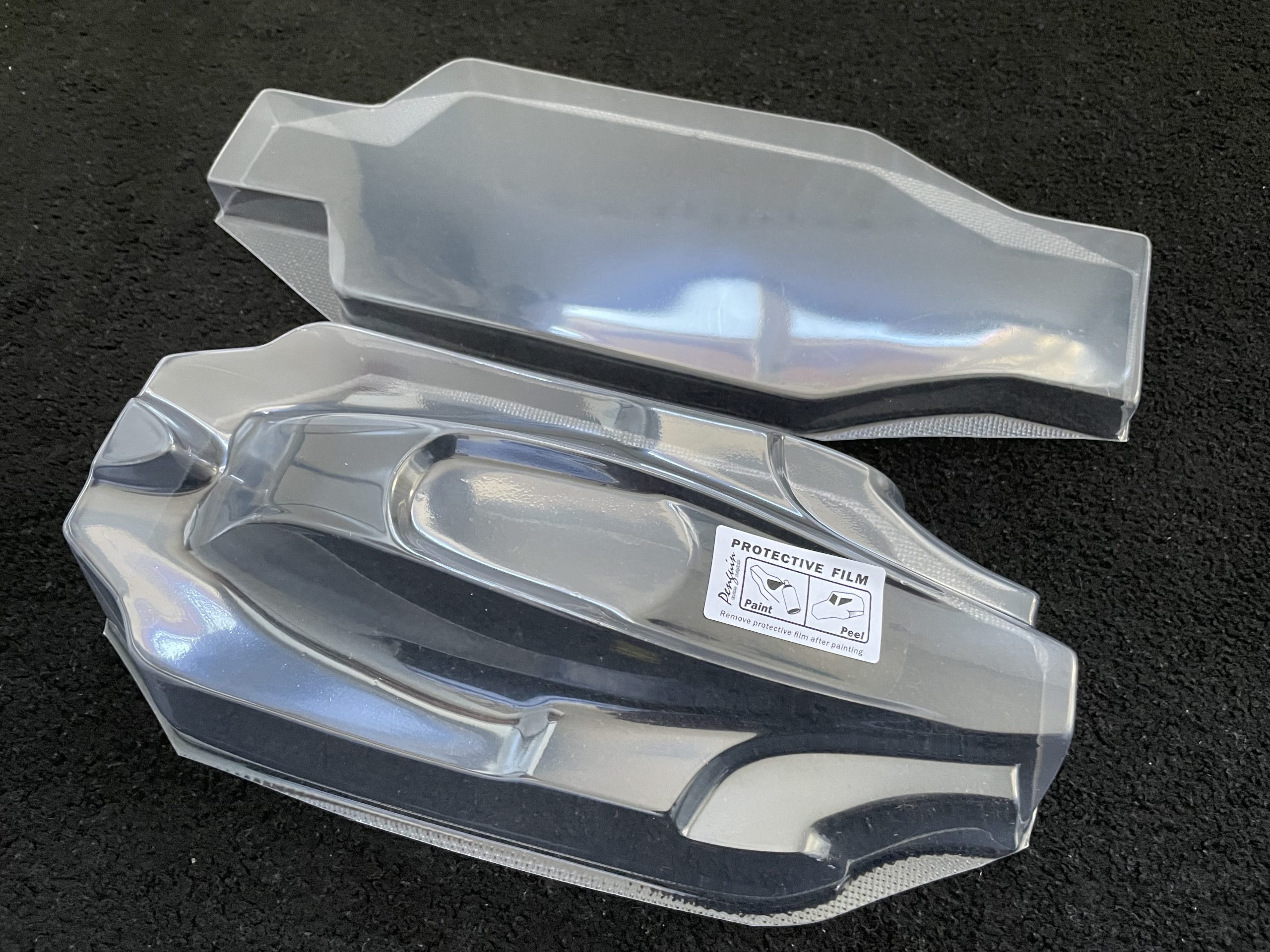 Penguin Racing Schumacher Procat Undertray, V-Shaped Wing & Belt Cover Set – RC Car Parts