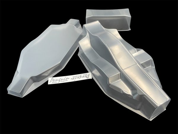 Yokomo MR4BX alternative shell set with double scoop