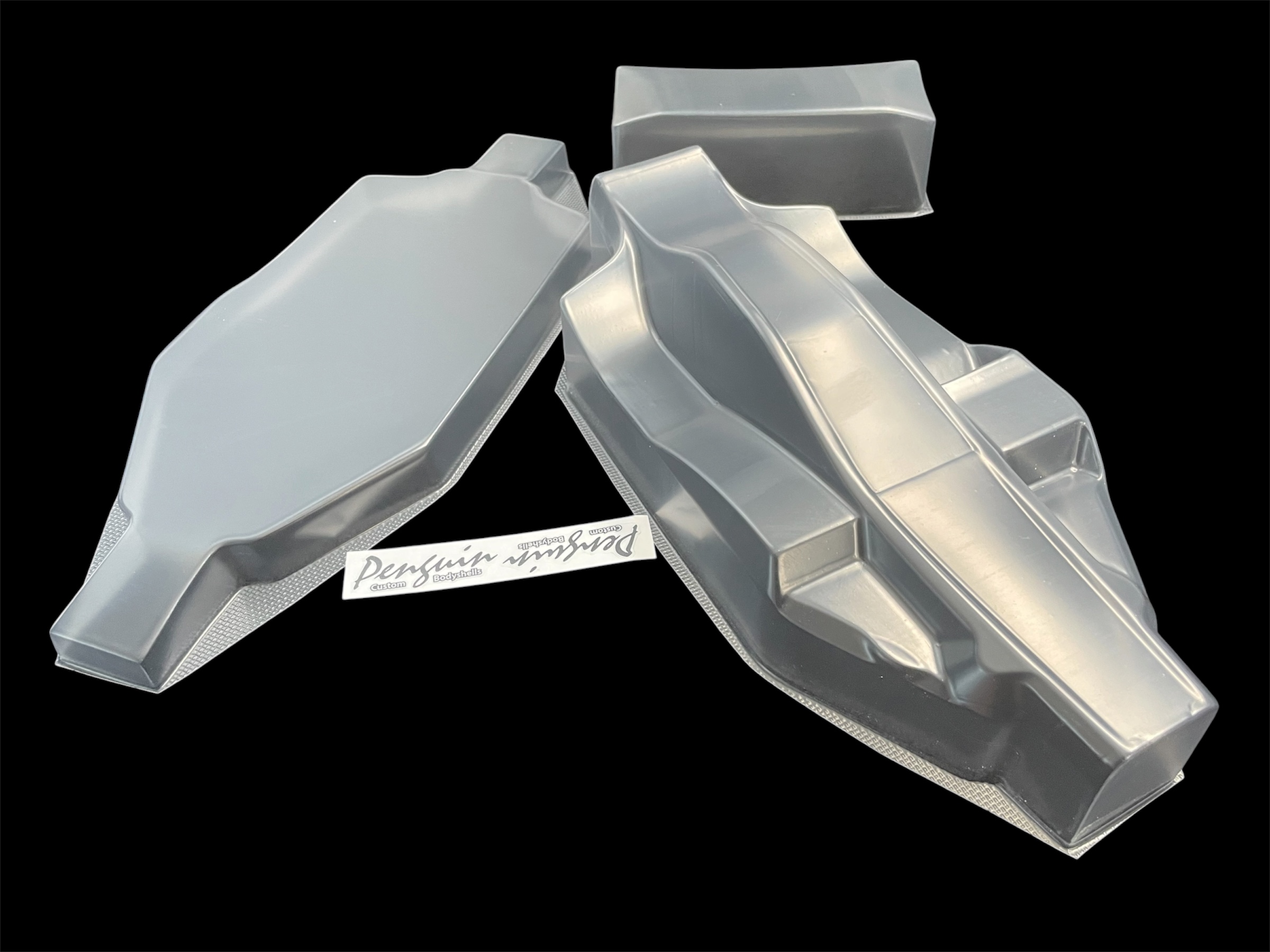 Yokomo MR4BX alternative shell set with double scoop